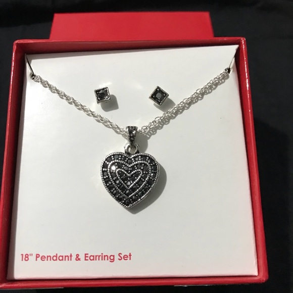 Jewelry - Marcasite necklace and earrings set